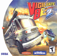 Vigilante 8 2nd Offense Sega Dreamcast US box art